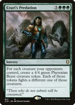 MTG Ezuri's Predation ** Commander Legends: Battle for Baldur's Gate ** English - Image 1