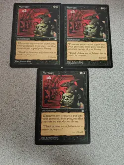 Vintage Magic the Gathering Mortuary Stronghold Rare nm - Image 1