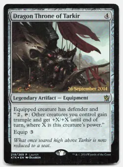 Dragon Throne of Tarkir Launch Party Release Promo Magic: The Gathering Foil NM - Image 1