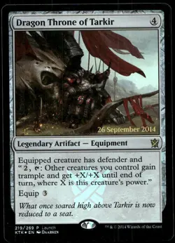 FOIL DRAGON THRONE OF TARKIR - MAGIC: THE GATHERING LP - Image 1