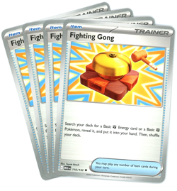 x4 Fighting Gong 116/132 - Mega Evolution - Pokemon - NM/M English - Image 1