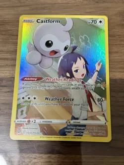 Pokemon TCG Castform Lost Origin Trainer Gallery TG11/TG30 Holo Ultra Rare - Image 1
