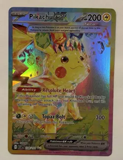 REP Pokemon Company Pikachu ex 238/191 SV08 Surging Sparks SIR Full Art Holo - Image 1