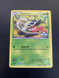 Shelmet 1st Place 8/111 Pokemon TCG League Promo - Image 1