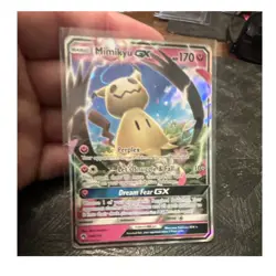 Pokemon TCG Mimikyu GX 149/214 SM-Lost Thunder Holo Ultra Rare 170 HP English - Image 1