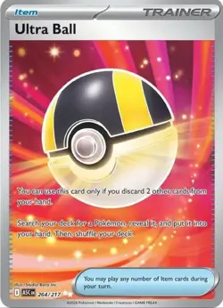 Ultra Ball - 264/217 - Pokemon Ascended Heroes Ultra Rare NM - Image 1