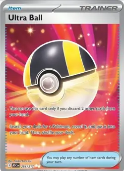 Ultra Ball - 264/217 - Pokemon Ascended Heroes Ultra Rare NM - Image 1