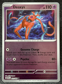 Complete Set of Reverse Holo Deoxys Formes - Pokemon TCG: Chaos Rising - NM - Image 3