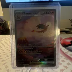 Pokemon TCG Charizard ex 199/165 SV 151 Special Illustration Rare Holo English - Image 1