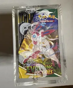 Pokemon Sword & Shield Evolving Skies Booster Box FACTORY SEALED ACRYLIC ENCASED - Image 3