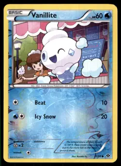 2012 Black & White - Next Destinies Reverse Holo Vanillite Basic/Common #31 - Image 1