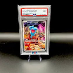2025 Pokemon SVP EN Team Rocket’s Wobbuffet #203 Promo PSA 9 Mint Low Pop - Image 1