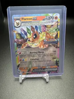 Pokemon TCG - Flareon ex - Prismatic Evolutions Stamped Promo - 014/131 - Holo - Image 1