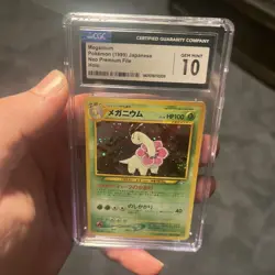 CGC 10 Pokemon Neo Premium File 1999 Holo Meganium Gem Mint No. 154 - Image 1