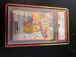 2024 Pokemon SSP EN #219 Pikachu ex Ultra Rare PSA 9 MINT - Image 1