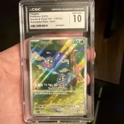 Pokemon CGC 10 Scarlet & Violet 151 Illustration Rare 178/165 - Tangela - Image 1