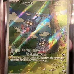 Pokemon CGC 10 Scarlet & Violet 151 Illustration Rare 178/165 - Tangela - Image 3