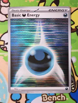 Energy Dark Basic Holo 023 Black Bolt White Flare Scarlet Violet SV - Image 1