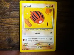 Neo Revelation Pokemon TCG Swinub 57/64 - Image 1