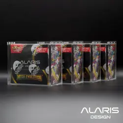4x Acrylic Case for Pokemon Booster Box magnetic UV protection US Seller! - Image 1