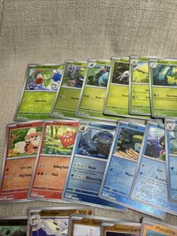 Lot Of 61 Pokemon Tcg Card Game Reverse Holo Common And Uncommon 2025 - Image 2