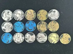 2025 Pokemon Chinese 151 Hope Coin Farfetch'd Arcanine Primeape LOT*16 XMY - Image 1