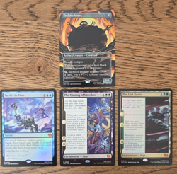 Technodrome Silhouette TMNT MTG Mythic Rare Bundle x4 Cards (2xFoil) NM - Image 1
