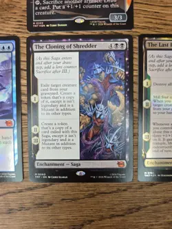 Technodrome Silhouette TMNT MTG Mythic Rare Bundle x4 Cards (2xFoil) NM - Image 4