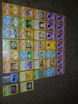 Lot Of 37 Pokemon Cards From Older Sets! - Image 1