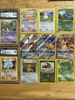 Pokemon Card Vintage/Tag team Lot RARE - Espeon, Gardevoir, Charizard, Dragonite - Image 1