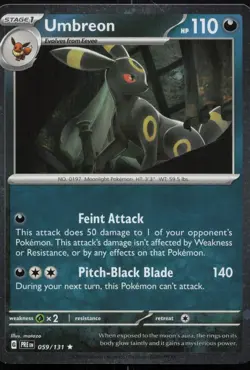 Umbreon 059/131 Holo Rare Miscellaneous Cards & Products cosmos Holo Near Mint - Image 1