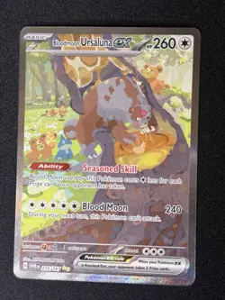 Bloodmoon Ursaluna ex 216/167 Twilight Masquerade Holo Pokemon Card Near Mint - Image 1