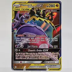 Naganadel & Guzzlord GX 158/236 - Pokemon TCG - Cosmic Eclipse - Ultra Rare - NM - Image 1