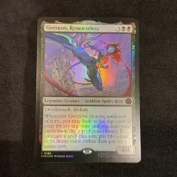 2025 Magic MTG Marvel's Spider-Man Gift Promo Gwenom, Remorseless Foil SPM #286 - Image 1