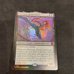 2025 Magic MTG Marvel's Spider-Man Gift Promo Gwenom, Remorseless Foil SPM #286 - Image 2