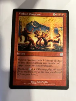 Violent Eruption - Torment - Magic the Gathering MTG Nice! - Image 1
