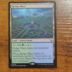 Wizards of the Coast Hedge Maze Regular Murders at Karlov Manor Rare Land 0262 - Image 1