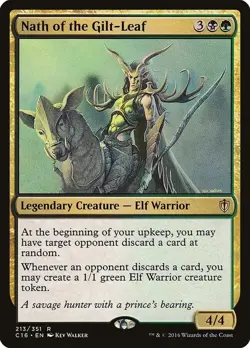Magic The Gathering MTG NATH OF THE GILT-LEAF Commander 2016 NM Near Mint - Image 1