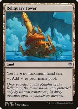 Magic The Gathering MTG RELIQUARY TOWER Commander 2016 NM Near Mint - Image 1