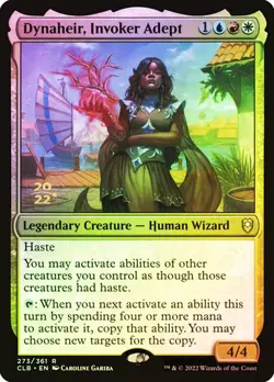 Magic The Gathering MTG DYNAHEIR, INVOKER ADEPT FOIL Battle for Baldur's Gate NM - Image 1