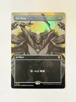 Sol Ring (Borderless) Commander: Secrets of Strixhaven Foil NM - Image 1
