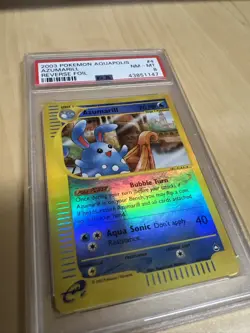 Aquapolis Reverse Holo Azumarill PSA 8 REVERSE HOLO 4/147 Pokemon - Image 3