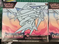 Chaos Rising Pokemon Center Exclusive ETB Elite Trainer Box (LOT OF 2 ETBs) - Image 2