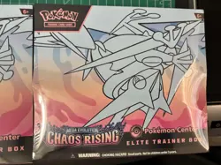 Chaos Rising Pokemon Center Exclusive ETB Elite Trainer Box (LOT OF 2 ETBs) - Image 3