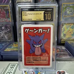 CGC 10 Pristine Gengar Old Maid Playing Cards 2019 Japanese Pokemon Card - Image 1
