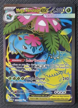 Pokemon TCG- Mega Venusaur ex 155/132 Ultra Rare- Mega Evolutions - Image 1