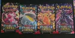 4x Pokemon Paldean Fates Booster Packs FACTORY SEALED - Image 1