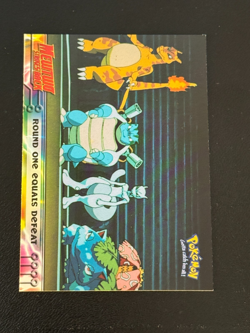 Round One Equals Defeat 26 Pokemon Topps Mewtwo Strikes Back - Image 1