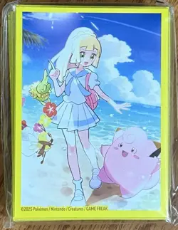 Pokemon TCG Lillie & Clefairy Card Sleeves (65Ct) - Image 1