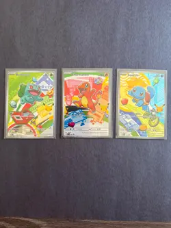 Pokemon TCG First Partner Illustration Collection Kanto GEN 1 Starters - Image 1